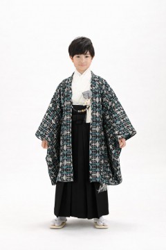 着物-七五三-男の子-7歳-羽織袴　