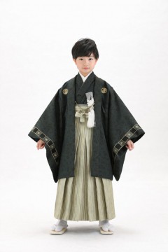着物-七五三-男の子-7歳-羽織袴　